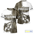 Custom Grass Camo Cross Faith Walleye Long Sleeve Hooded Tournament Fishing