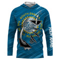 South Dakota Flag 3D Fish hook UV protection Custom long sleeve performance Fishing fishing apparel IPHW512