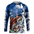 Custom Redfish Performance Fishing, Redfish Long Sleeve Fishing | Blue Camo