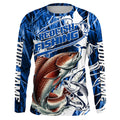 Custom Redfish Performance Fishing, Redfish Long Sleeve Fishing | Blue Camo