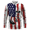 The rodfather Fish hook American Flag, Personalized father's day Fishing gifts