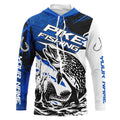 Personalized Pike Fishing, Pike Long Sleeve Tournament Fishing Fishing Gifts | Blue