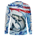 Striped Bass Fishing American Flag Saltwater Fishing, Custom Striper Fishing