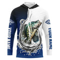 Custom Crappie Long Sleeve Fishing, Fish Hook Design Crappie Fishing