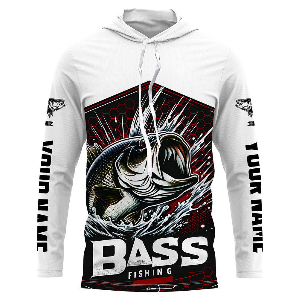 Custom Largemouth Bass Fishing, Bass Long Sleeve Tournament Fishing And Women