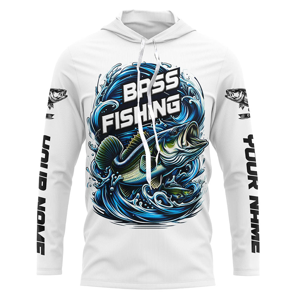 Custom Largremouth Bass Long Sleeve Tournament Fishing, Uv Protection Bass Fishing
