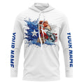 Personalized Texas Slam Redfish, Trout, Flounder Long Sleeve Fishing, Texas Fishing