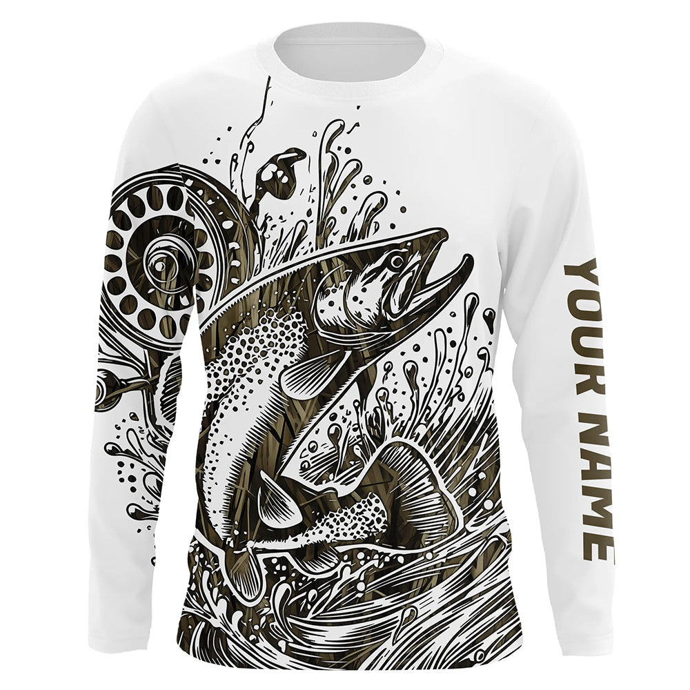 Custom Trout Fly Fishing, Grass Lake Camouflage Trout Fishing