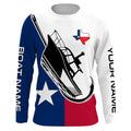 Custom Deep Sea Fishing With Boat Name, Texas Flag Saltwater Fishing