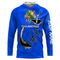 Oklahoma Flag 3D Fish Hook UV Protection Custom Long Sleeve performance Fishing IPHW502