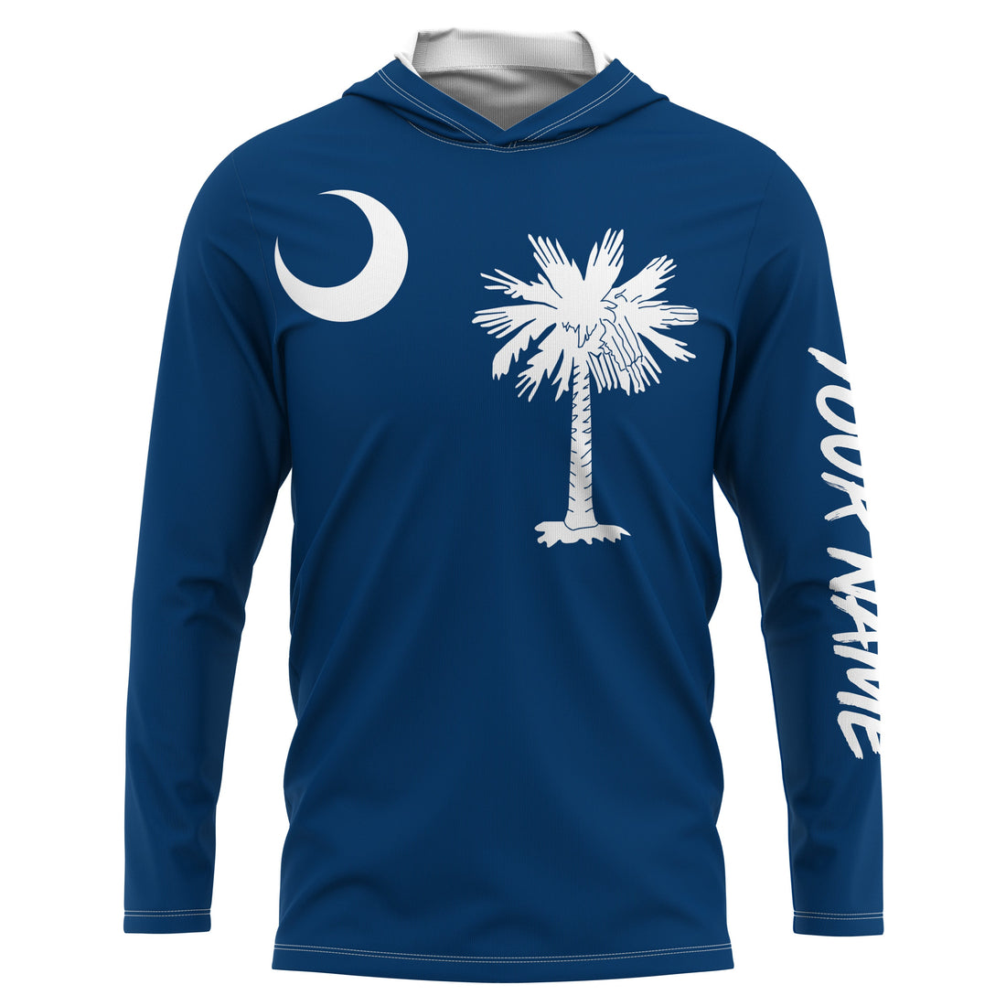 South Carolina Flag Customize UV Protection Long Sleeve Performance Personalized Patriotic Gifts - IPHW735