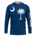 South Carolina Flag Customize UV Protection Long Sleeve Performance Personalized Patriotic Gifts - IPHW735