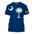 South Carolina Flag Customize UV Protection Long Sleeve Performance Personalized Patriotic Gifts - IPHW735