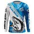 Chinook Salmon Fishing Custom Long Sleeve Performance, Saltwater Salmon Fishing