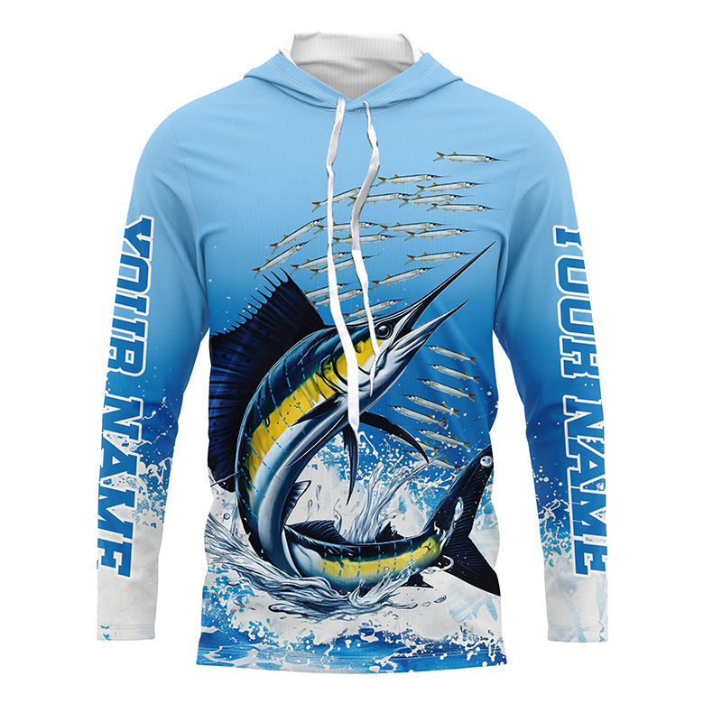 Sailfish Fishing Custom Long Sleeve Performance Fishing, Sailfish Saltwater Fishing