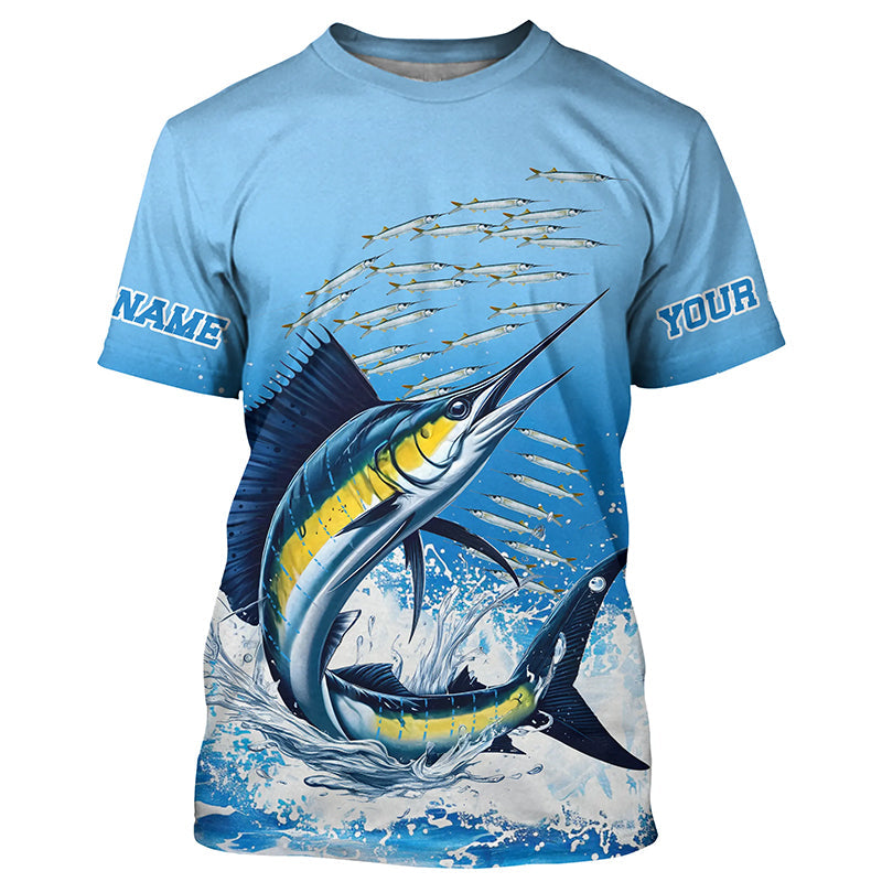 Sailfish Fishing Custom Long Sleeve Performance Fishing, Sailfish Saltwater Fishing