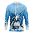 Marlin Fishing Custom Long Sleeve Performance Fishing, Marlin Saltwater Fishing