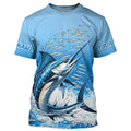 Marlin Fishing Custom Long Sleeve Performance Fishing, Marlin Saltwater Fishing