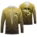 Personalized Angry Walleye Fishing, Walleye Long sleeve performance Fishing