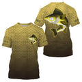 Personalized Angry Walleye Fishing, Walleye Long sleeve performance Fishing