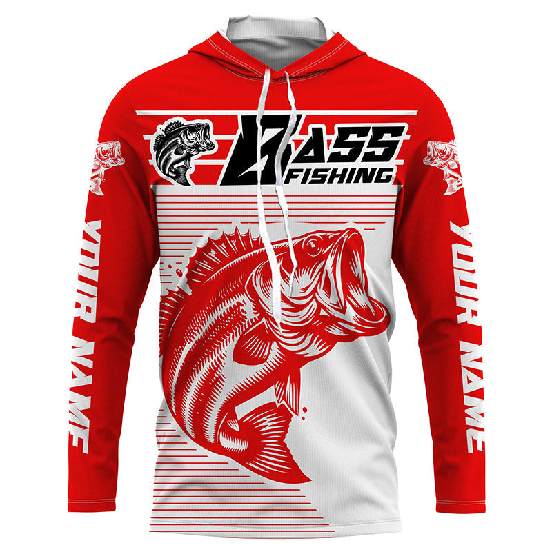 Custom Bass Fishing, Largemouth Bass Long Sleeve Uv Protection Fishing