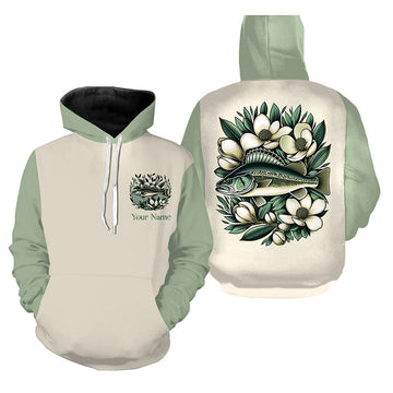 Magnolia Walleye Custom Long Sleeve Uv Protection Fishing Fishing Gifts