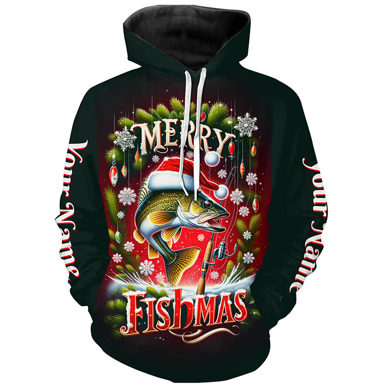 Personalized Walleye Christmas Fishing For Fisherman Fishing Gifts