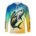 Custom Yellowfin Tuna Long Sleeve Saltwater Fishing, Tuna Uv Protection Fishing