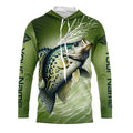 Crappie Fishing Custom Long Sleeve Tournament, Crappie Skin Fishing