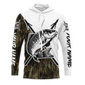 Carp Fish Bowfishing, Custom Carp Bow Fishing Long Sleeve Tournament | Grass Camo