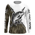 Carp Fish Bowfishing, Custom Carp Bow Fishing Long Sleeve Tournament | Grass Camo