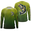 Bass Fishing Custom Long Sleeve Tournament Fishing, Bass Fisherman Fishing