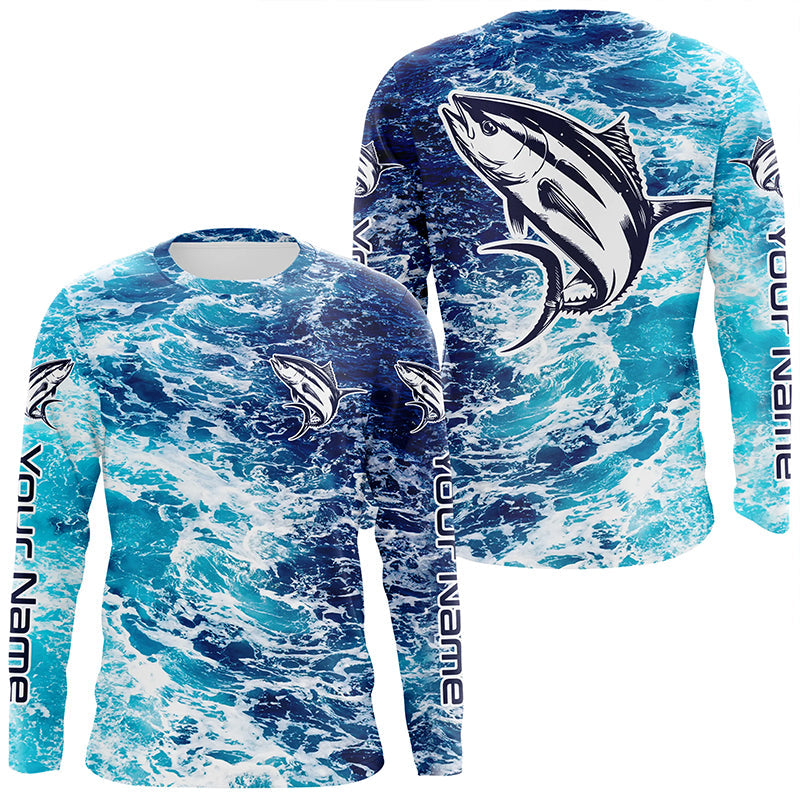 Custom Tuna Saltwater Fishing, Tuna Long Sleeve Perofmance Fishing