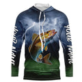 Thunder Lightning Custom Walleye Tournament Fishing T-Shirts, Walleye Fishing
