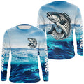 Striped Bass Fishing Custom Performance Long Sleeve Uv, Striper Saltwater Fishing