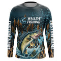 Walleye Fishing Customized Long Sleeve Tournament Fishing, Walleye Fishing