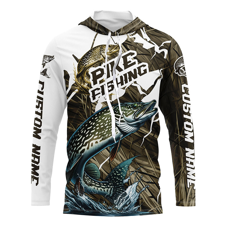 Custom Pike Fishing Long Sleeve Tournament Fishing, Pike Fishing