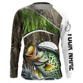 Personalized Crappie Fishing Camo Long Sleeve Fishing, Crappie Fishing