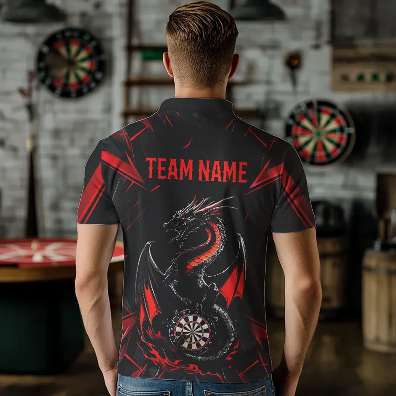 Custom Black And Red Dragon Dart, Dart Dart Tournament