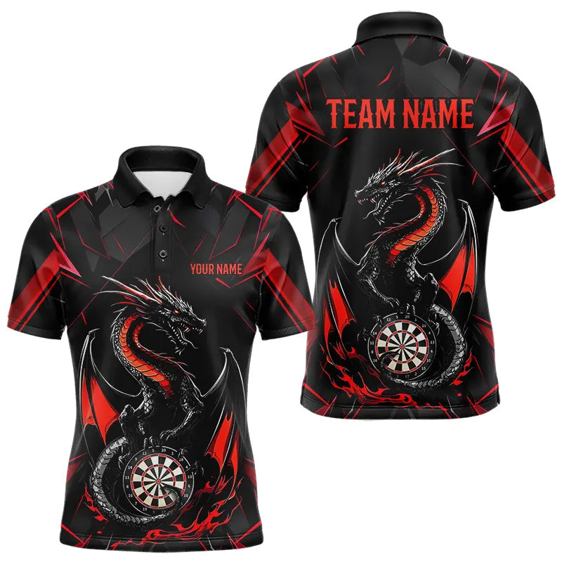 Custom Black And Red Dragon Dart, Dart Dart Tournament