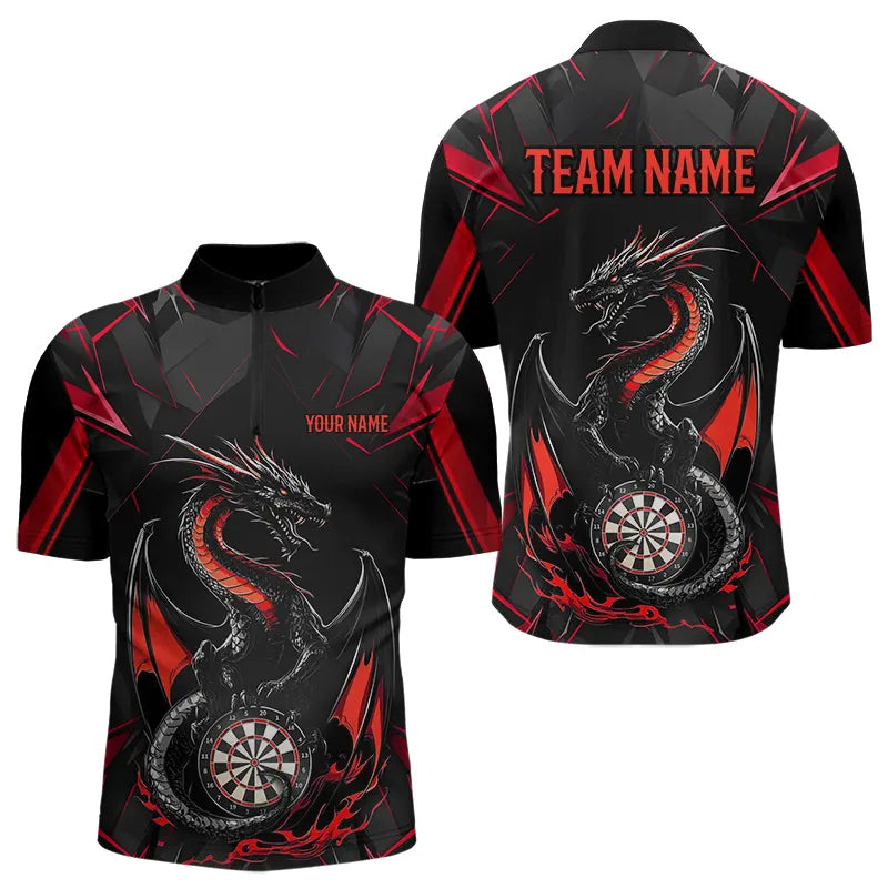 Custom Black And Red Dragon Dart, Dart Dart Tournament