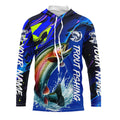 Personalized Rainbow Trout Long Sleeve Fishing, Trout Fly Fishing