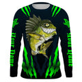 Angry Bass Fishing Custom Long sleeve Fishing, Bass fish reaper fishing | green