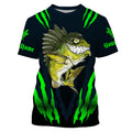 Angry Bass Fishing Custom Long sleeve Fishing, Bass fish reaper fishing | green