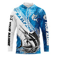 Personalized Sailfish Fishing Saltwater Long Sleeve Fishing, Sailfish Fishing