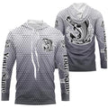 Striped Bass Long Sleeve Performance Fishing Shirsts, Custom Striper Performance Fishing