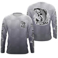 Striped Bass Long Sleeve Performance Fishing Shirsts, Custom Striper Performance Fishing