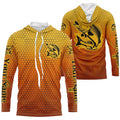 Custom Redfish Puppy Drum Long Sleeve Tournament Fishing, Redfish Saltwater Fishing