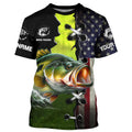 Personalized American Flag Bass Fishing, Patriotic Bass Tournament Fishing