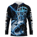 Blue Thunder Lightning Custom Striped Bass Compass Tournament Fishing T